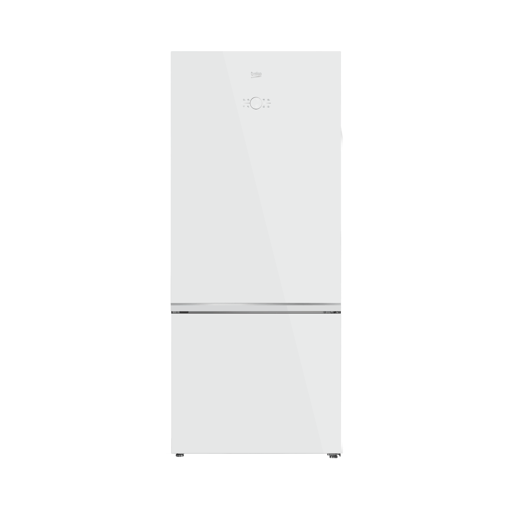 Beko 678551 EBC AI Fit Beyaz Cam Yapay Zeka Teknolojili No Frost Buzdolabı