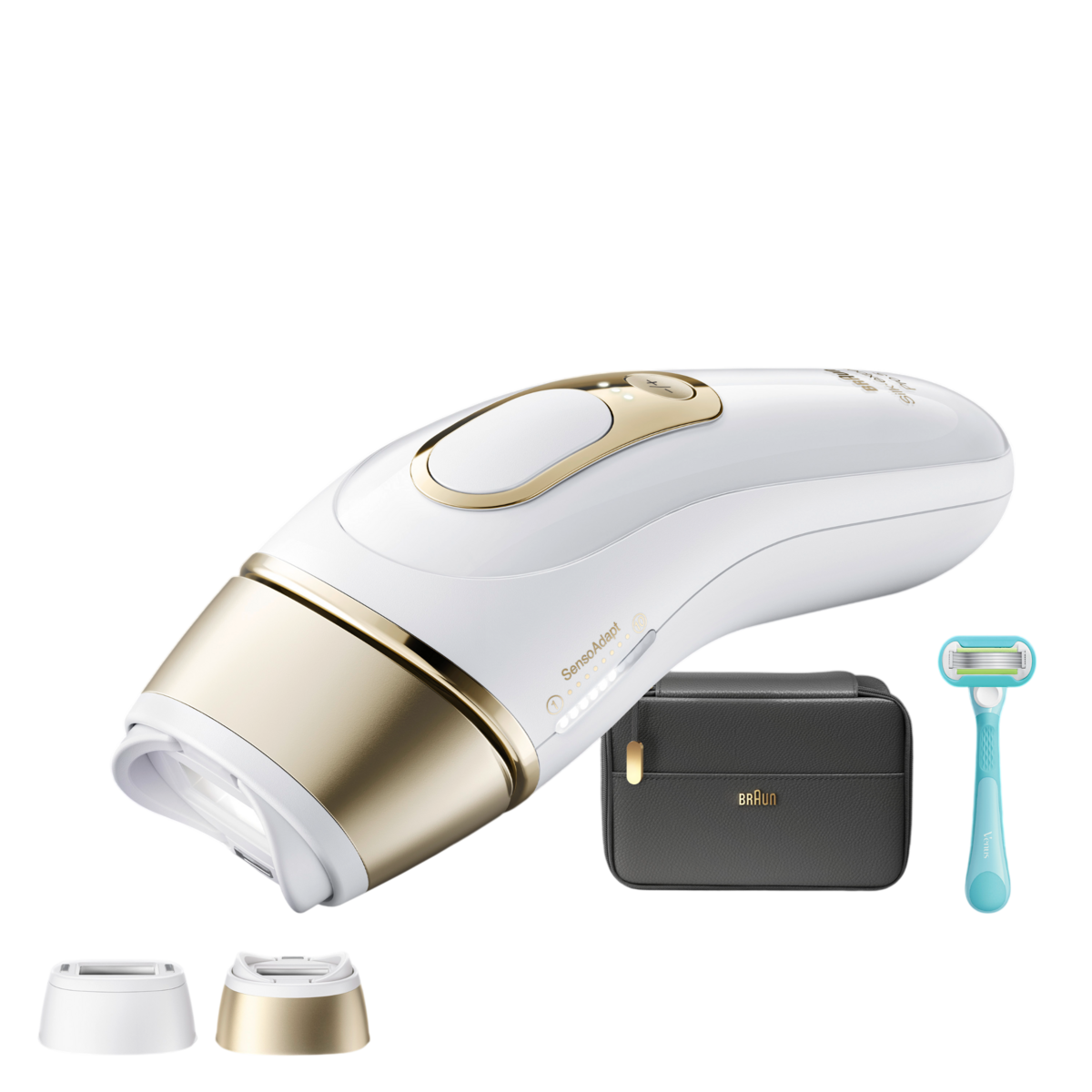 BRAUN PL5251 IPL Silk·Expert 2 Başlıklı Evde Lazerle Tüy Alma Lazer Epilasyon Cihazı, Venüs Tıraş Makinesi, Çanta