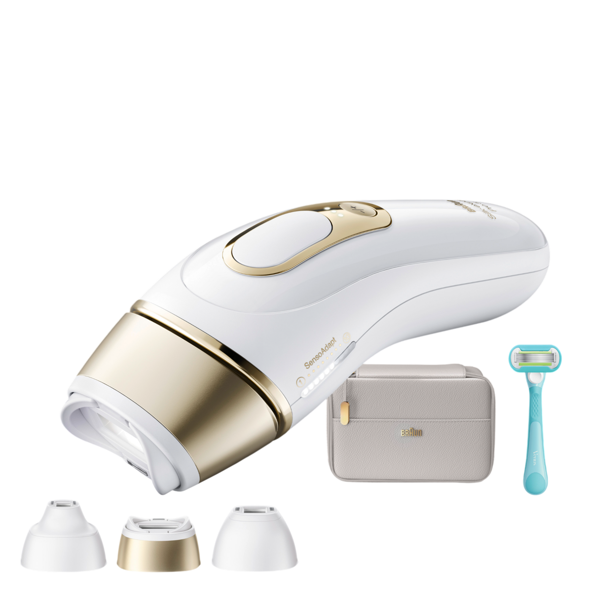 BRAUN PL5351 IPL Silk·Expert 3 Başlıklı Evde Lazerle Tüy Alma Çanta Venus Tıraş Makinesi