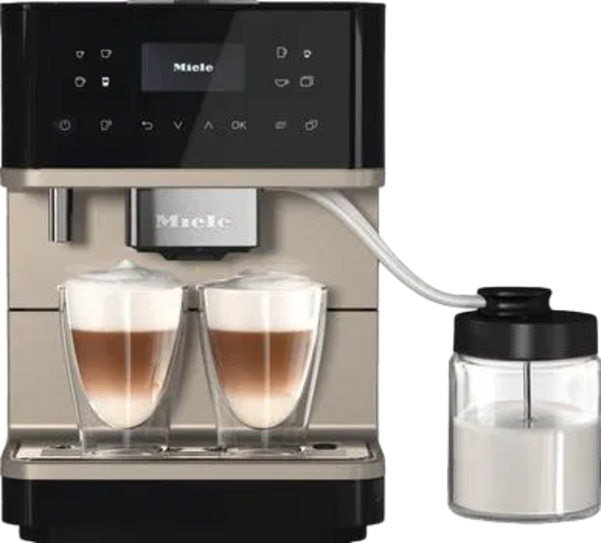 MIELE CM 6360 MilkPerfection Tam Otomatik Solo Kahve Makinesi Siyah Clean Steel Metallic