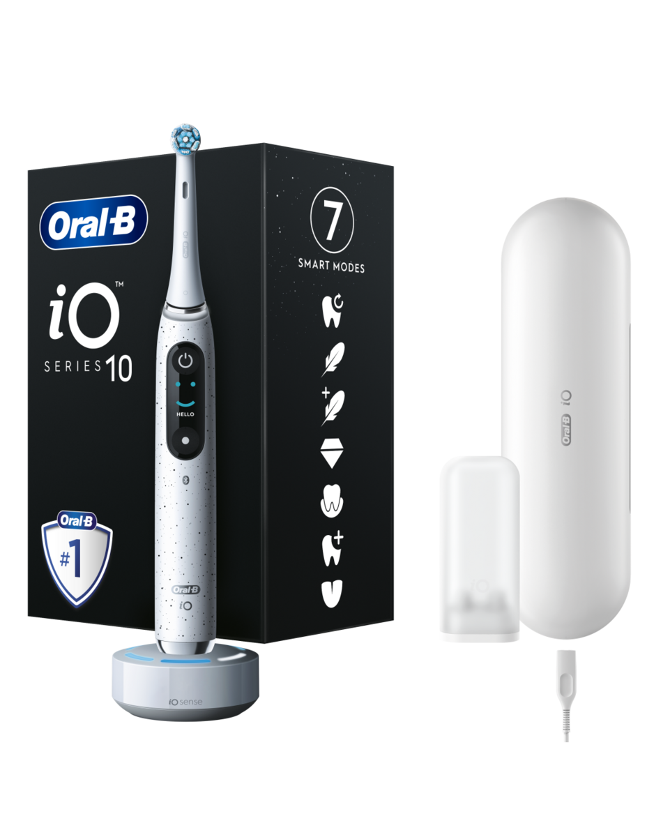 ORAL-B iO 10 Stardust Şarjlı Diş Fırçası Beyaz