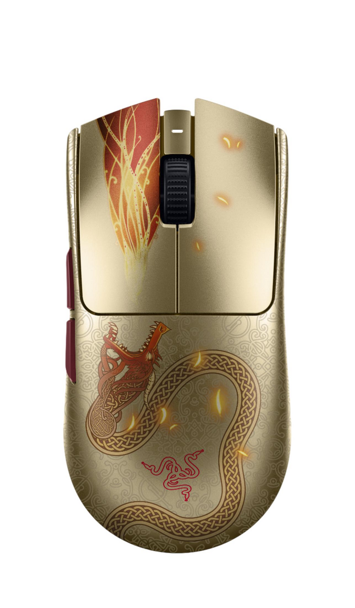 RAZER Viper V3 Pro CS2 Edition Kablolu/Kablosuz Gaming Mouse Altın Sarısı