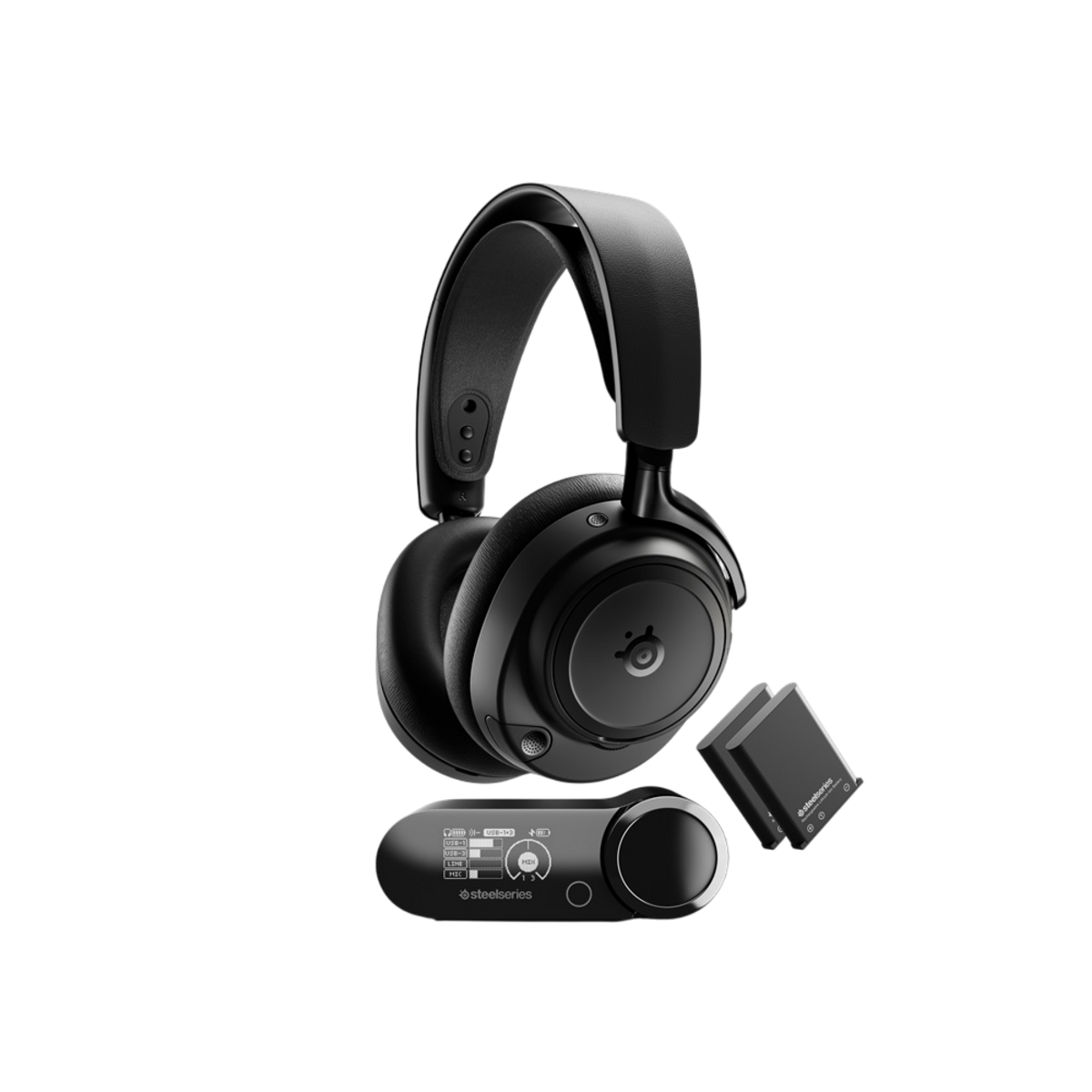 STEELSERIES Arctis Nova Elite Hi-Res Wireless Gaming Kulak Üstü Kulaklık Siyah